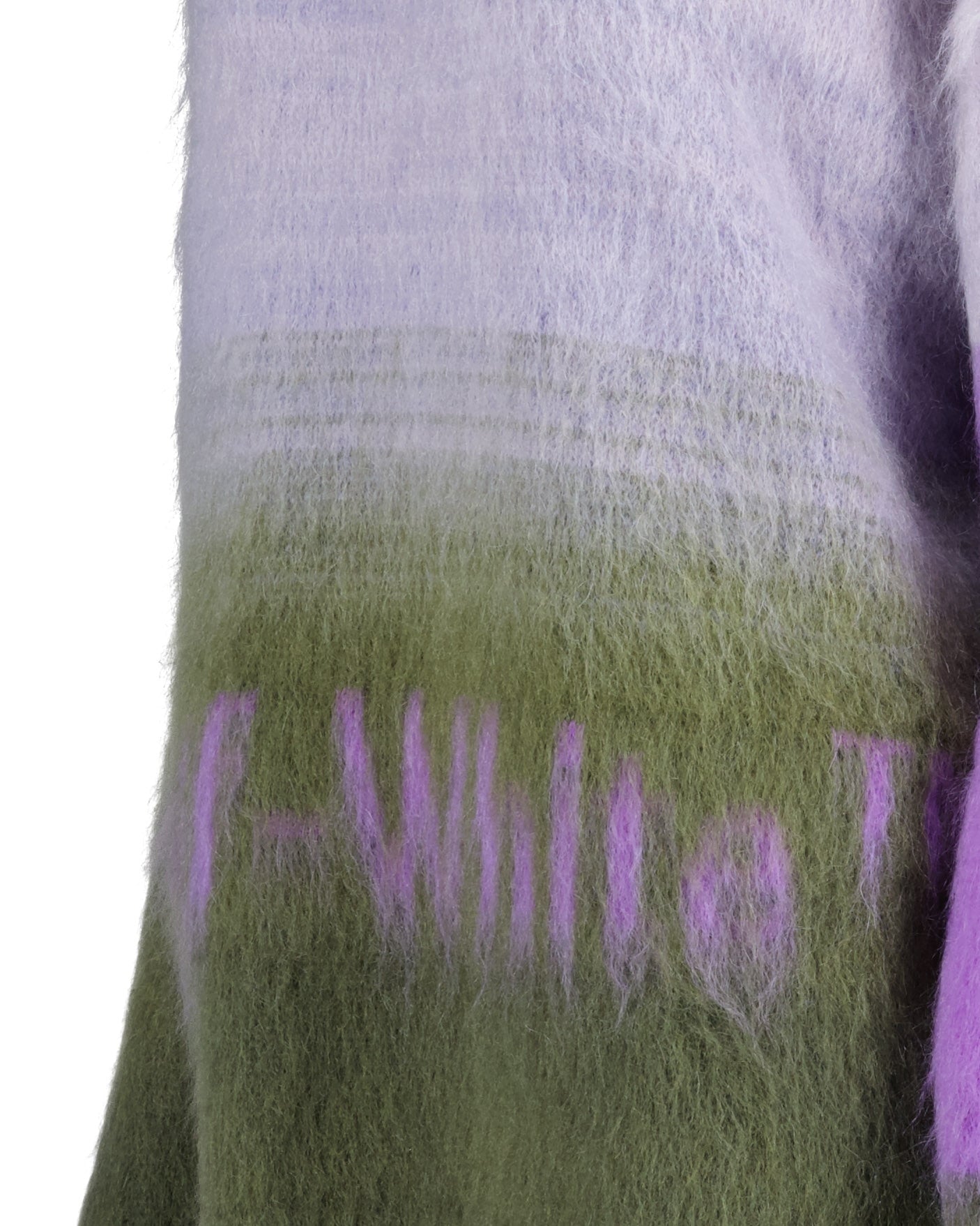 니트웨어 Pull Helvetica Off-White 녹색 Femme