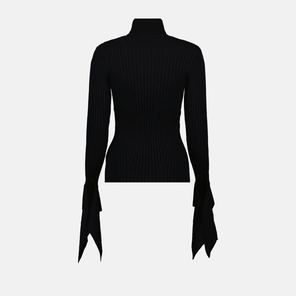 Prendas de punto Pull côtelé Ami PARIS Negro Femme