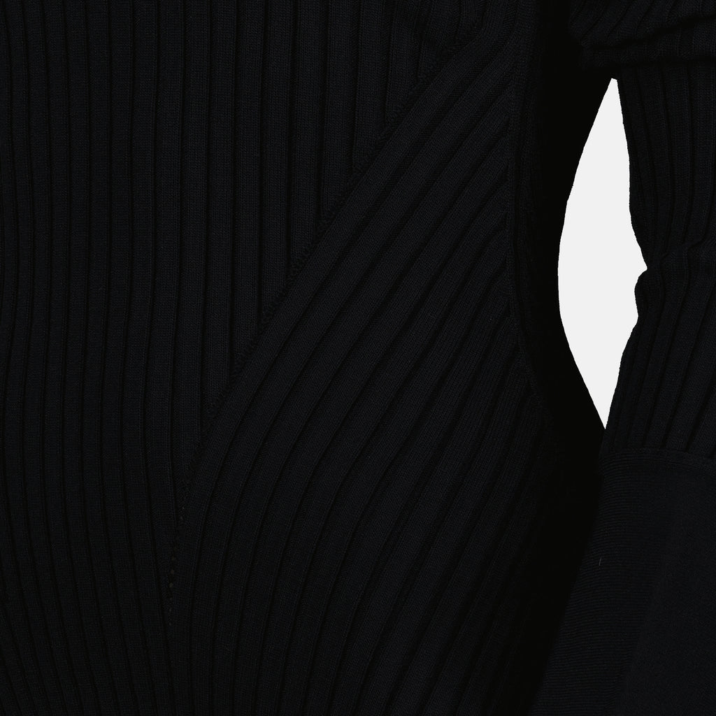 Prendas de punto Pull côtelé Ami PARIS Negro Femme