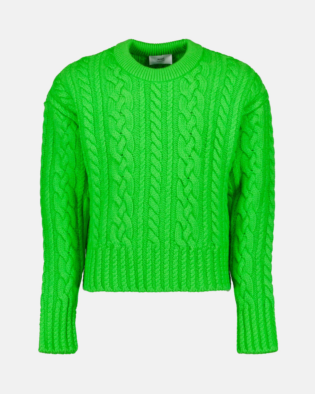 니트웨어 Pull en maille Ami PARIS 녹색 Femme