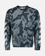 Maglieria Pull Diag Arrow Off-White Grigio Homme