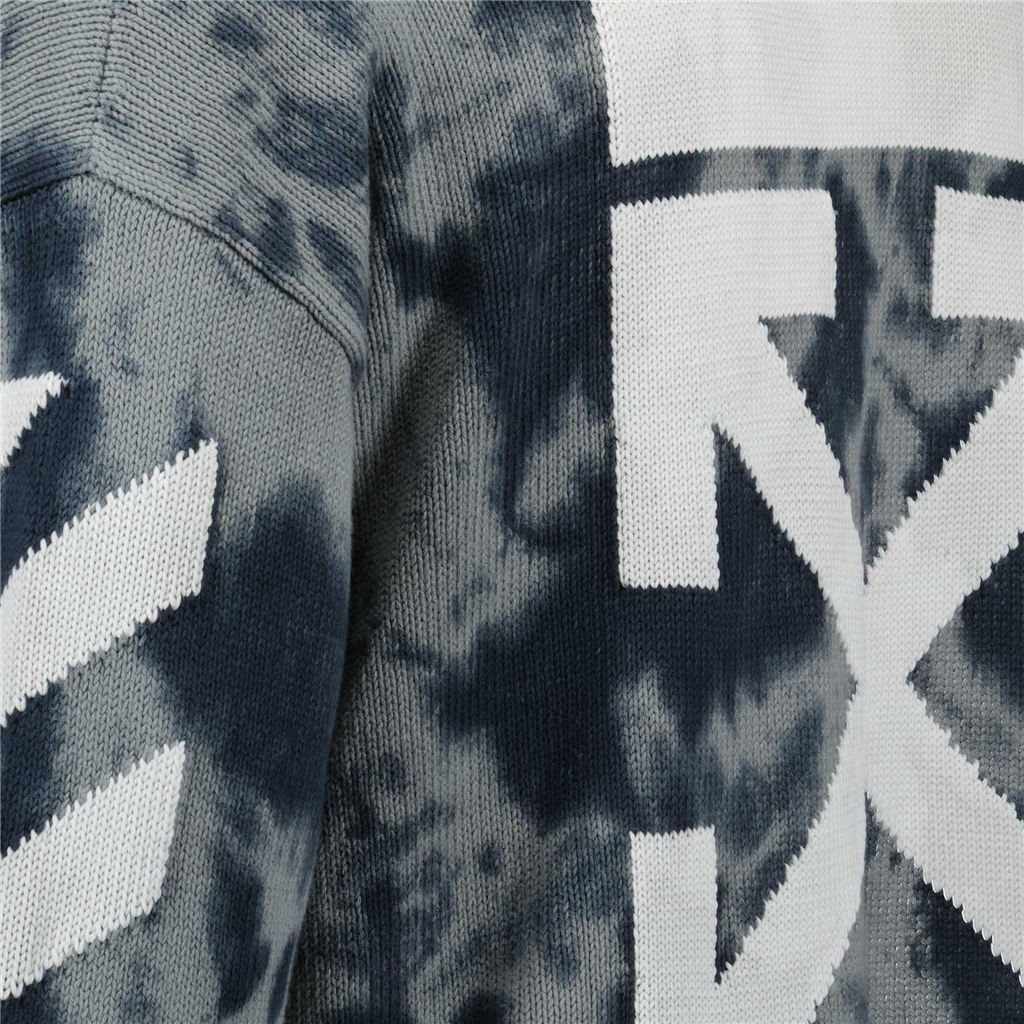 Maglieria Pull Diag Arrow Off-White Grigio Homme