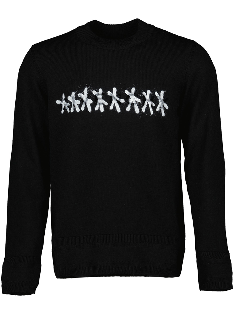 Maglieria Pull effet Tag Givenchy Nero Homme