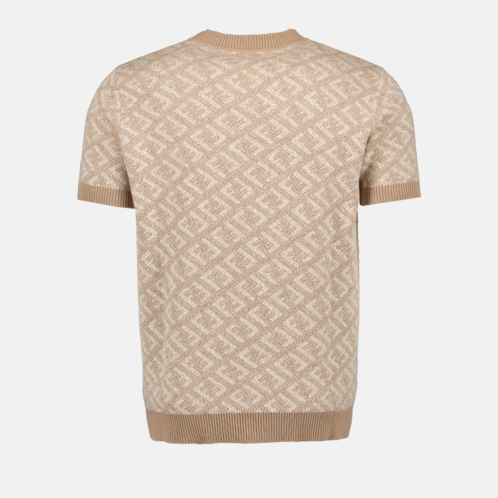 Tシャツ コットンセーター Fendi ベージュ 男
