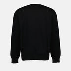 Maglieria Pull en laine à broderie Dolce & Gabbana Nero Homme