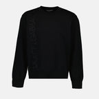 Maglieria Pull en laine à broderie Dolce & Gabbana Nero Homme