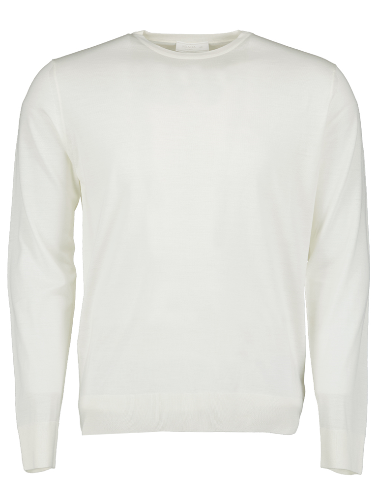 Prendas de punto Pull en laine Prada Blanco Homme