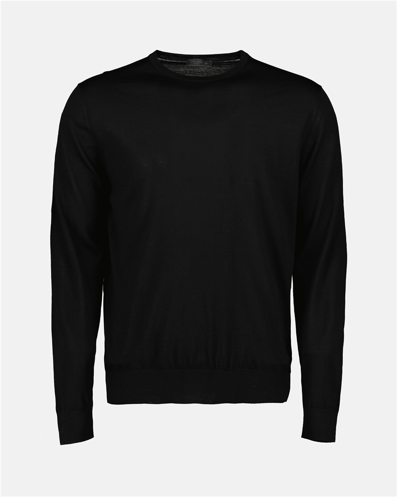 Prendas de punto Pull en laine Prada Negro Homme