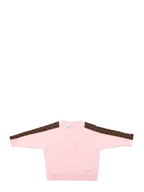 의류 Pull FF Fendi 분홍색 어린이들