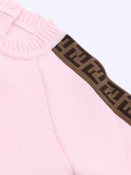 의류 Pull FF Fendi 분홍색 어린이들