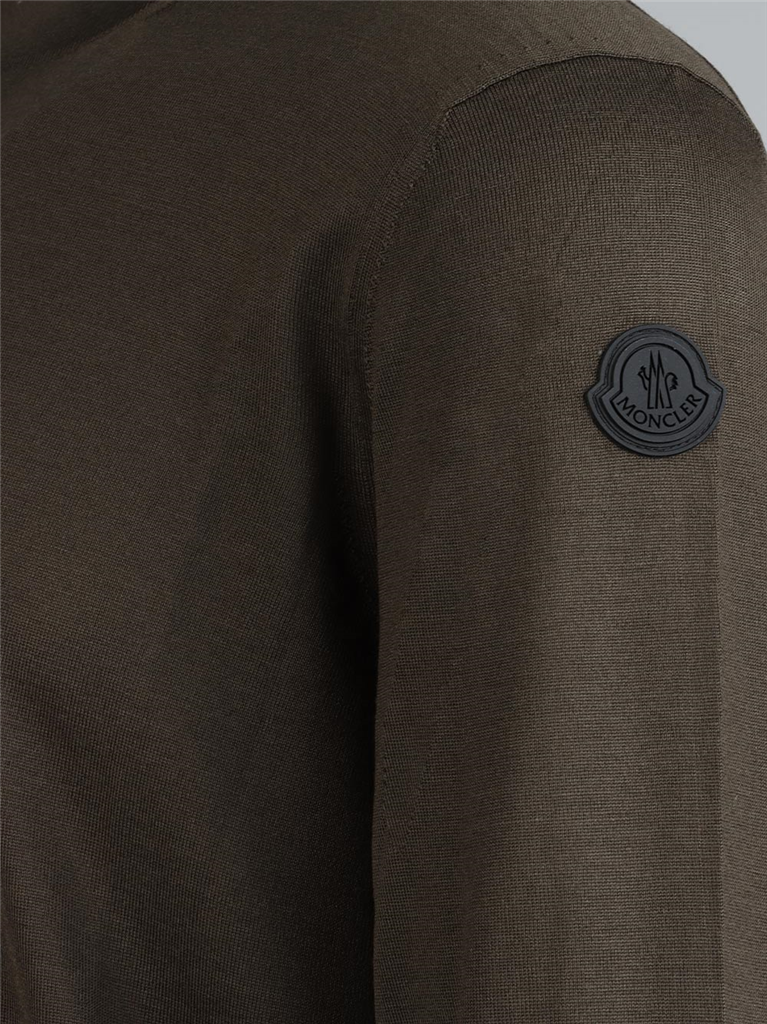 Prendas de punto Pull en laine Moncler Caqui Homme