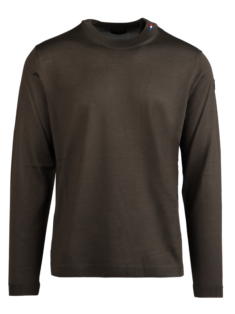 Prendas de punto Pull en laine Moncler Caqui Homme