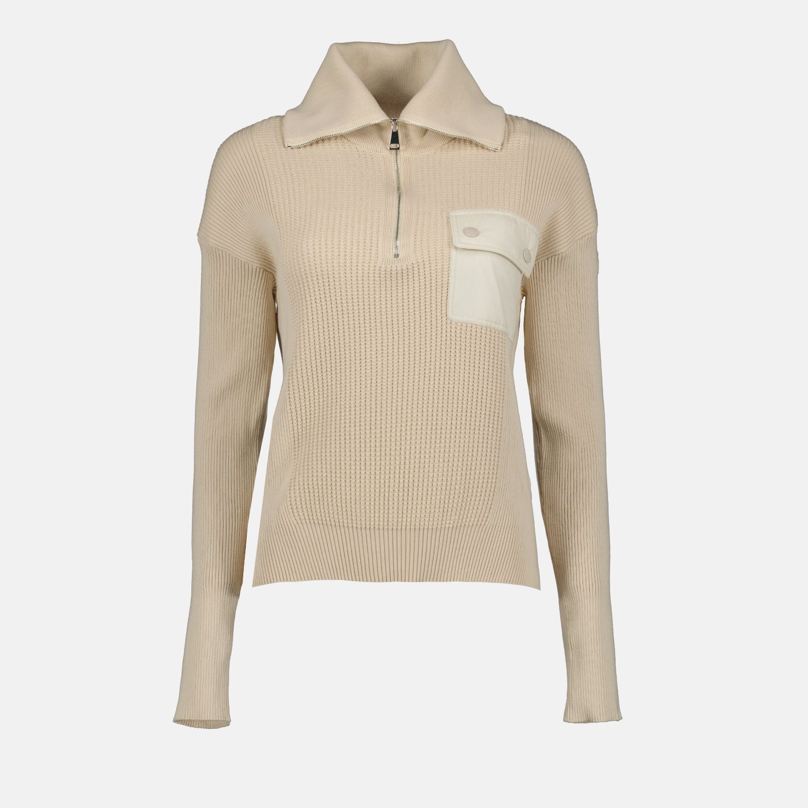 니트웨어 Pull en maille Moncler 베이지 Femme