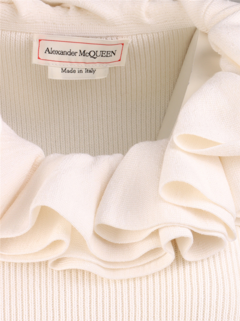 니트웨어 Pull en maille Alexander McQueen 하얀색 Femme