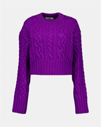 Malhas Pull en maille Ami PARIS Roxo Femme