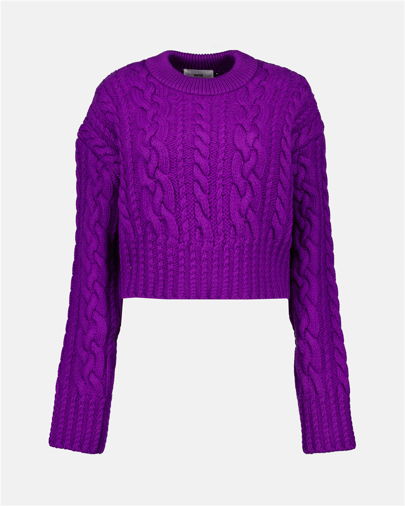 니트웨어 Pull en maille Ami PARIS 보라 Femme