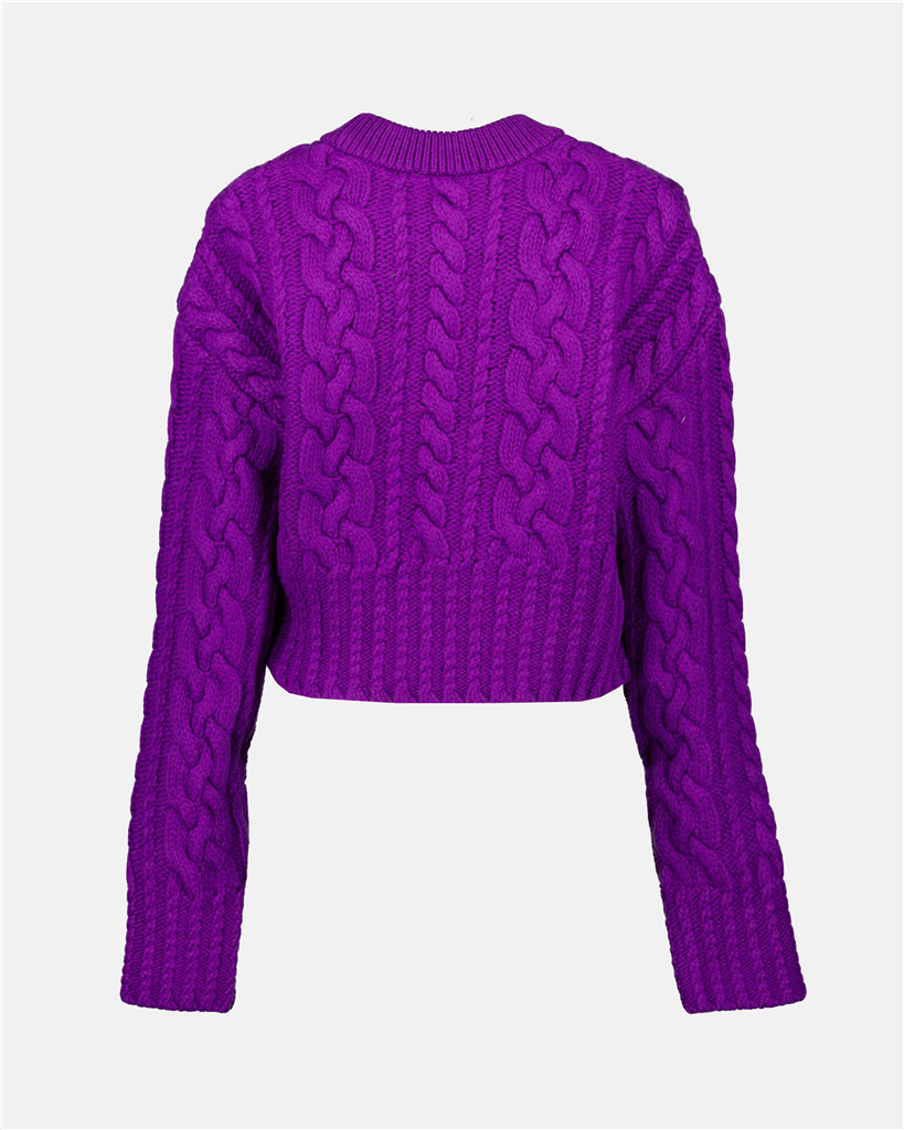 Malhas Pull en maille Ami PARIS Roxo Femme