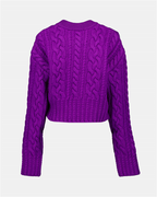 Malhas Pull en maille Ami PARIS Roxo Femme