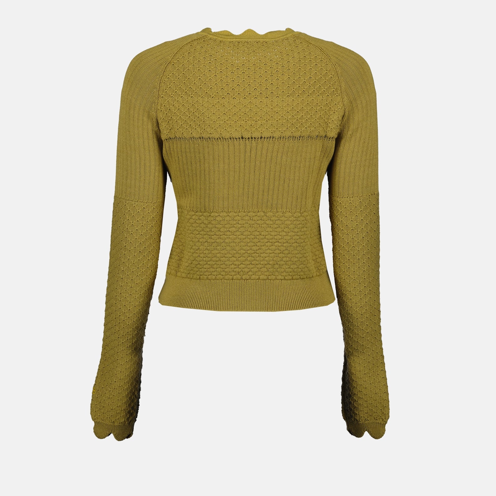 니트웨어 Pull en maille Victoria Beckham 카키색 옷감 Femme