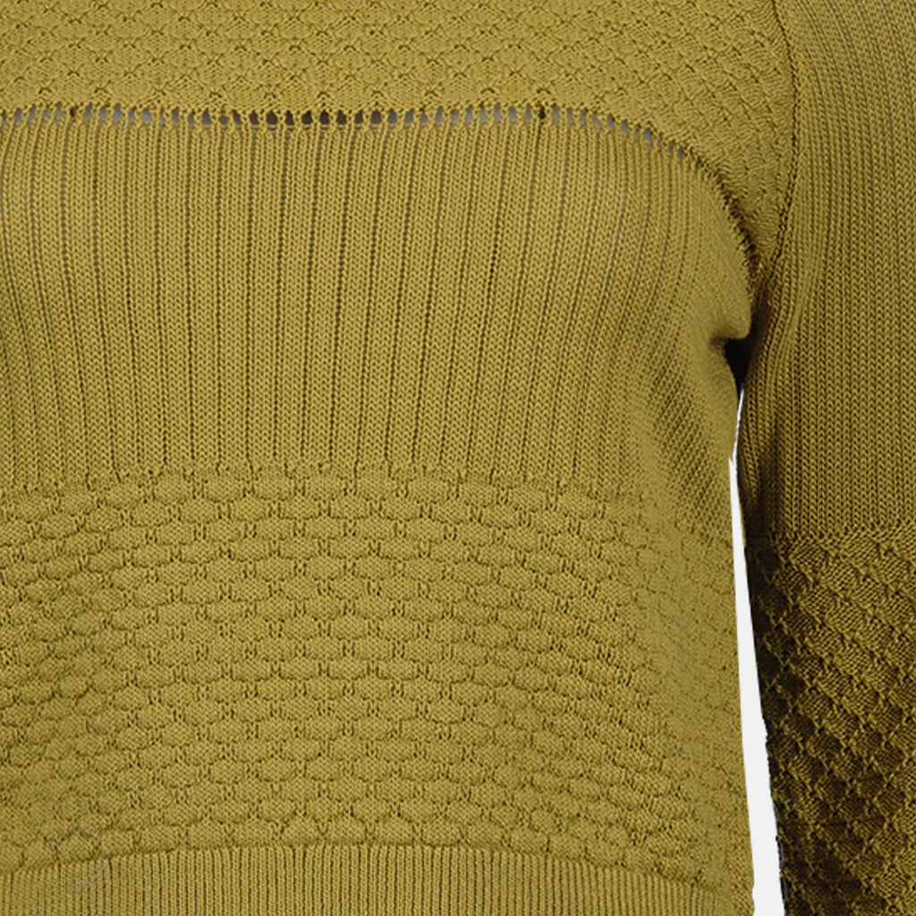 니트웨어 Pull en maille Victoria Beckham 카키색 옷감 Femme