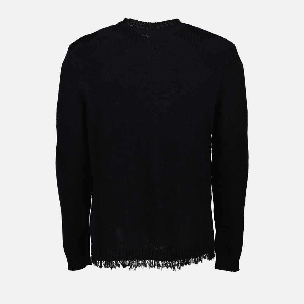Malhas Pull en tricot Fendi Azul Homme