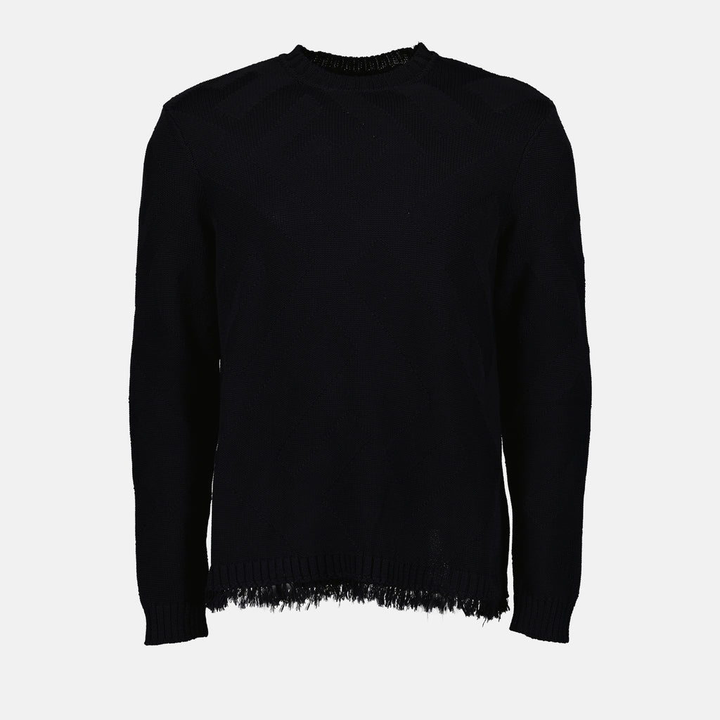 Malhas Pull en tricot Fendi Azul Homme