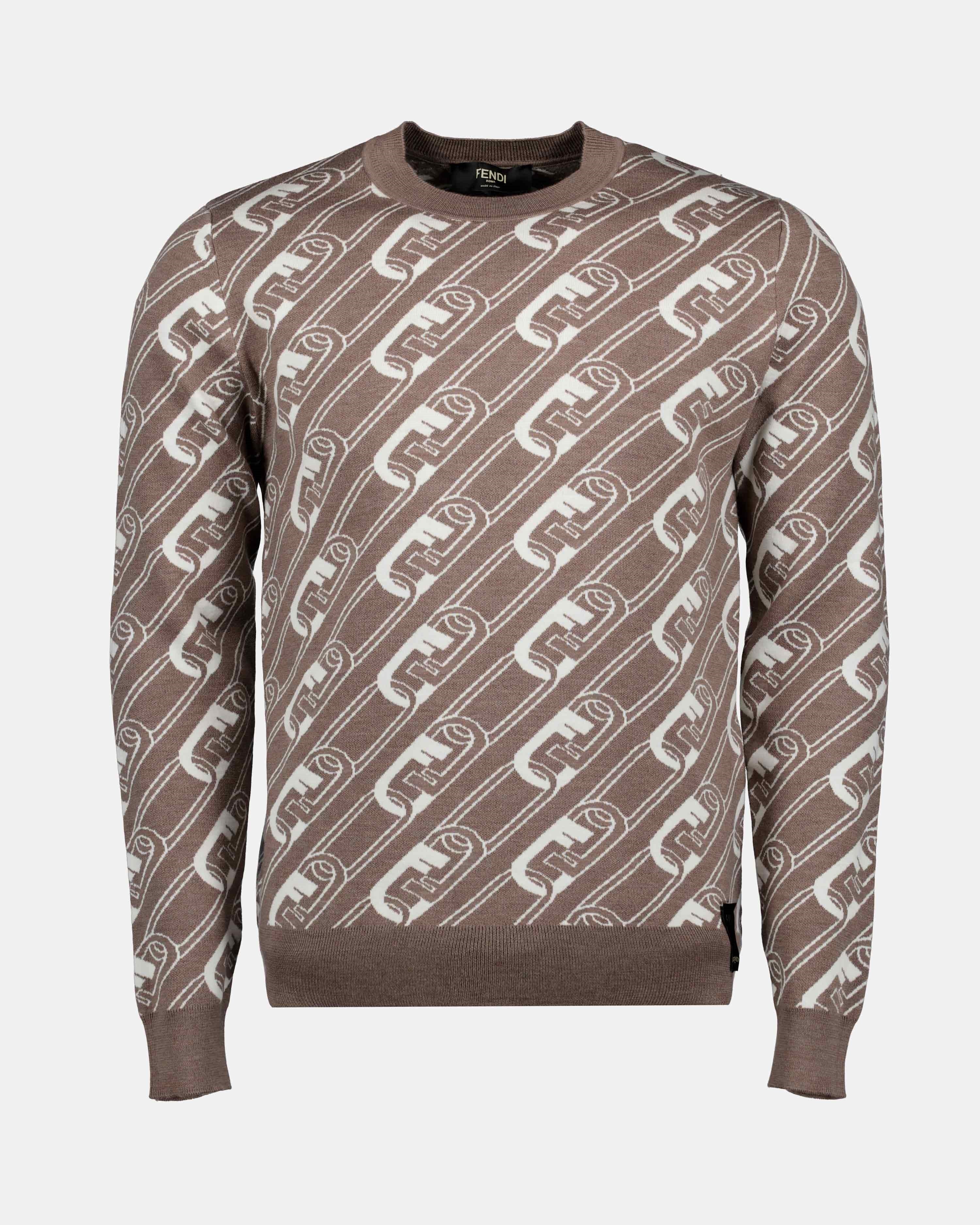 니트웨어 Pull Fendi O'Lock Fendi 갈색 Homme