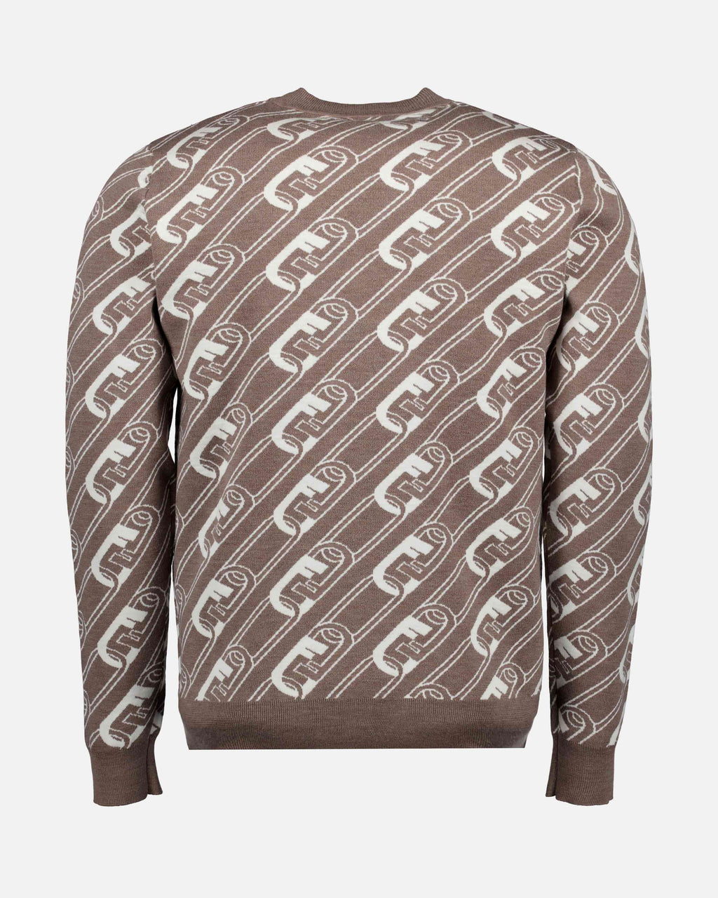 Knitwear Fendi O'Lock sweater Fendi Brown Man