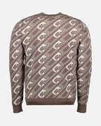 Knitwear Fendi O'Lock sweater Fendi Brown Man