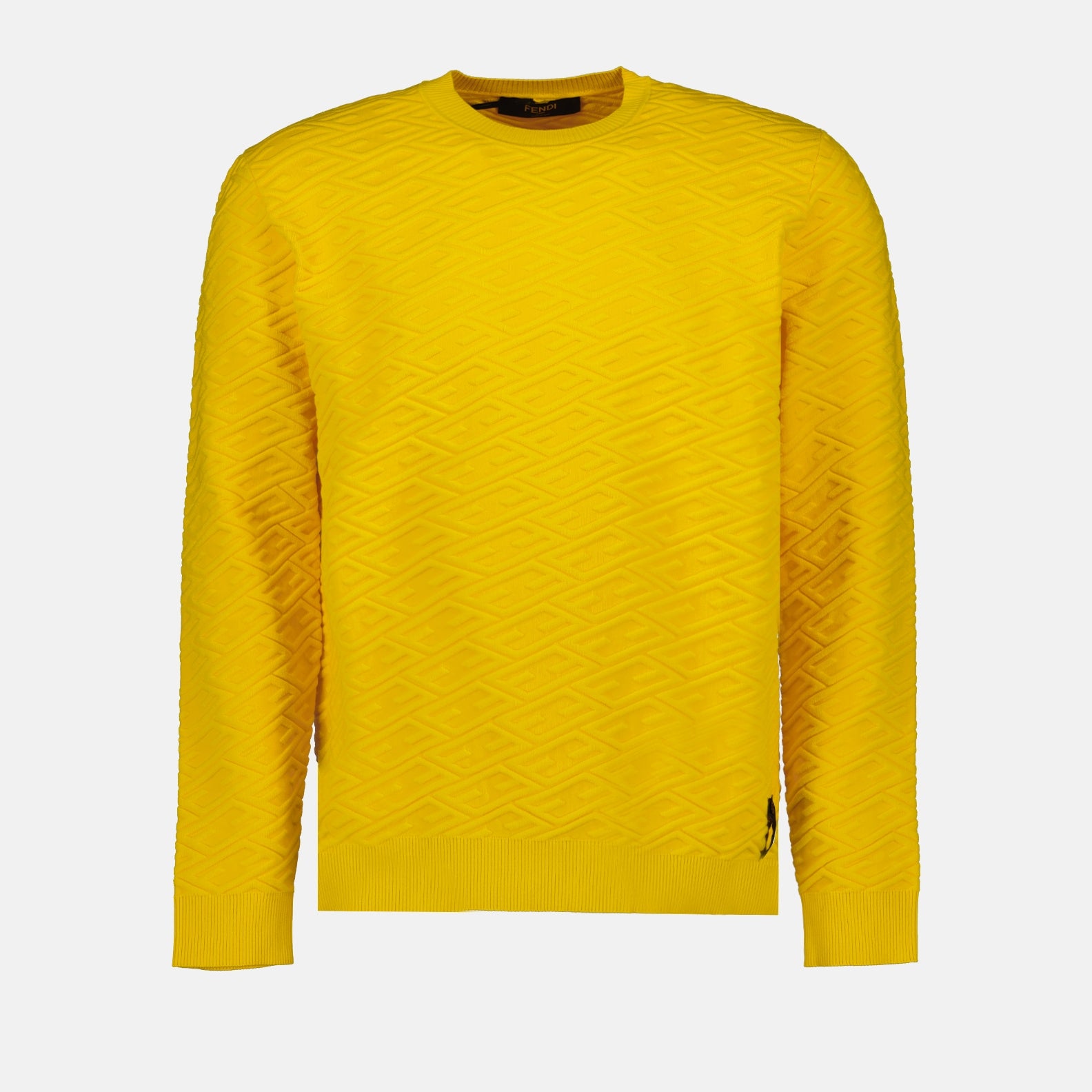 니트웨어 Pull FF Fendi 노란색 Homme