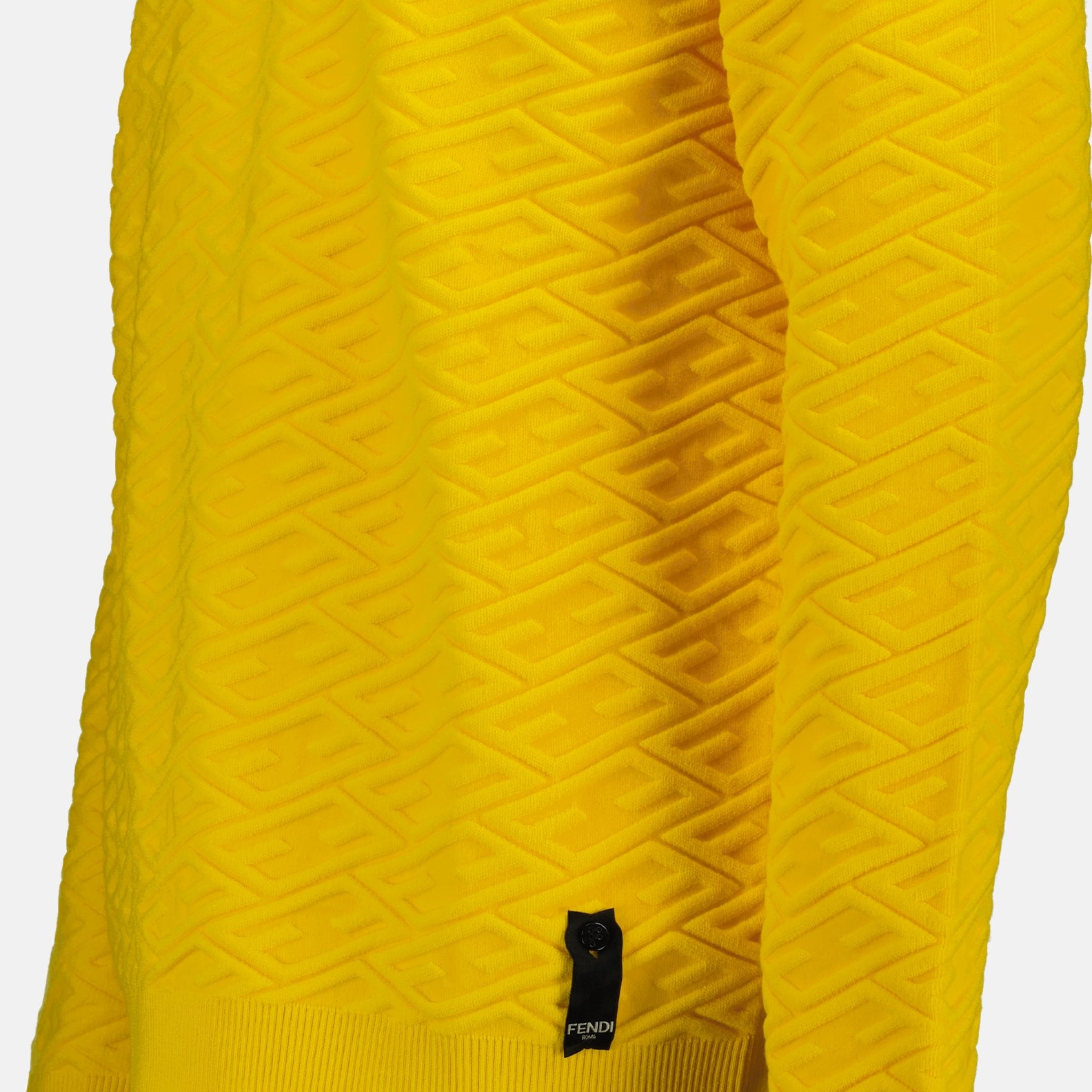 니트웨어 Pull FF Fendi 노란색 Homme