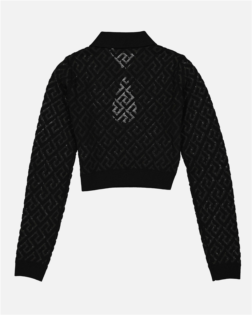 니트웨어 Pull Greca Versace 검은색 Femme