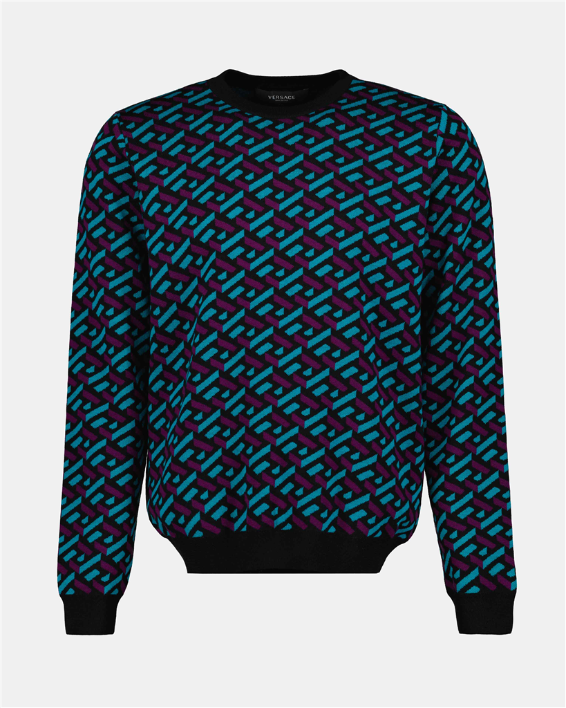 니트웨어 Pull Greca Versace 보라 Homme