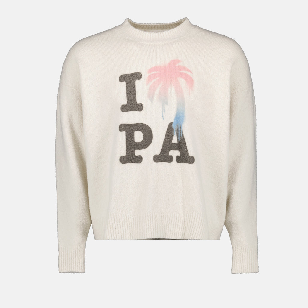 니트웨어 Pull I Love PA Palm Angels 하얀색 Femme