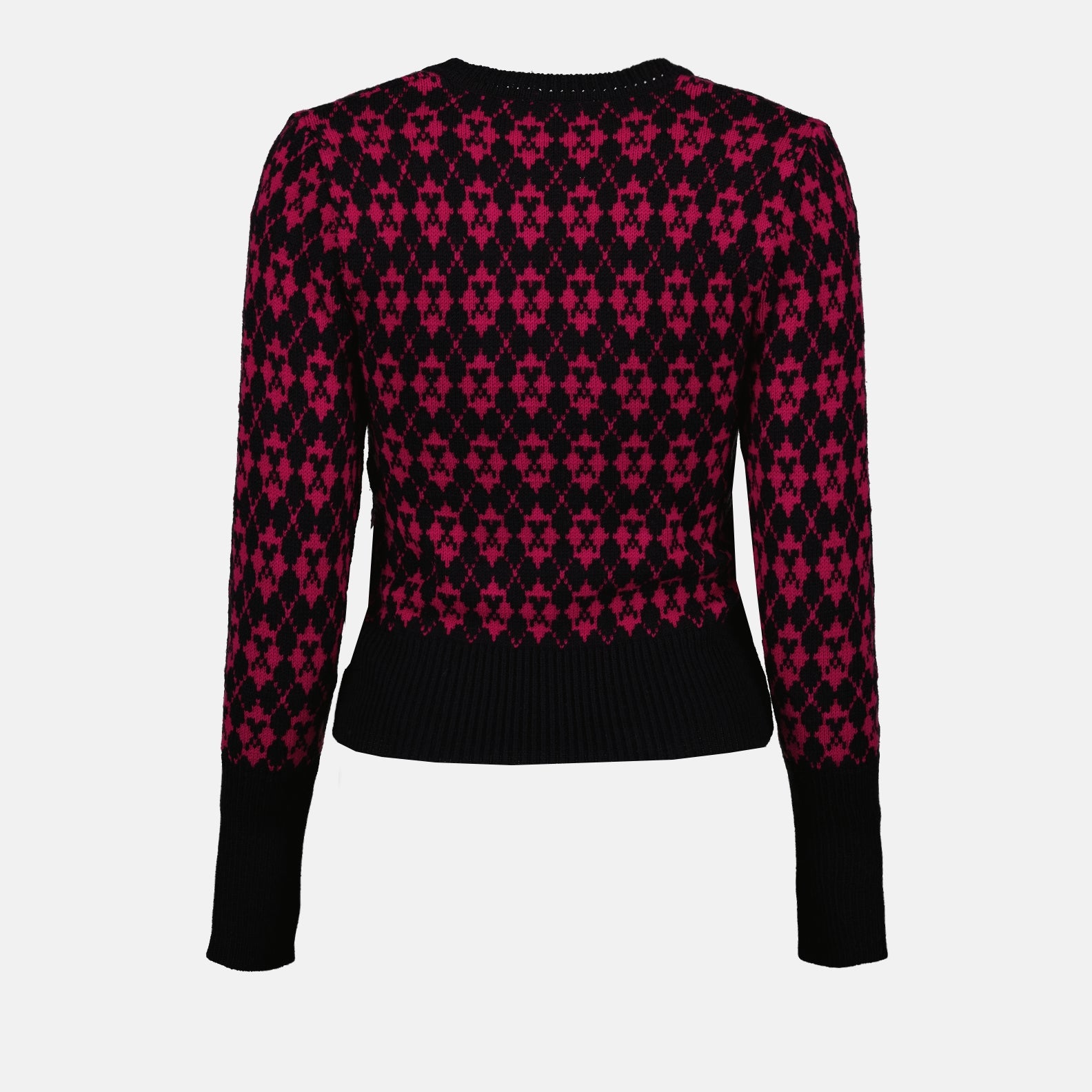 니트웨어 Pull jacquard Ami PARIS 검은색 Femme