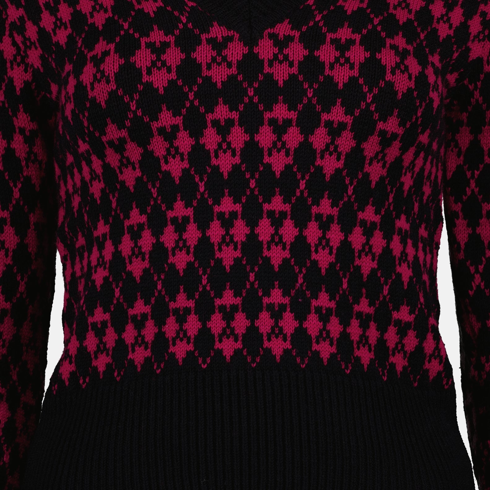 니트웨어 Pull jacquard Ami PARIS 검은색 Femme