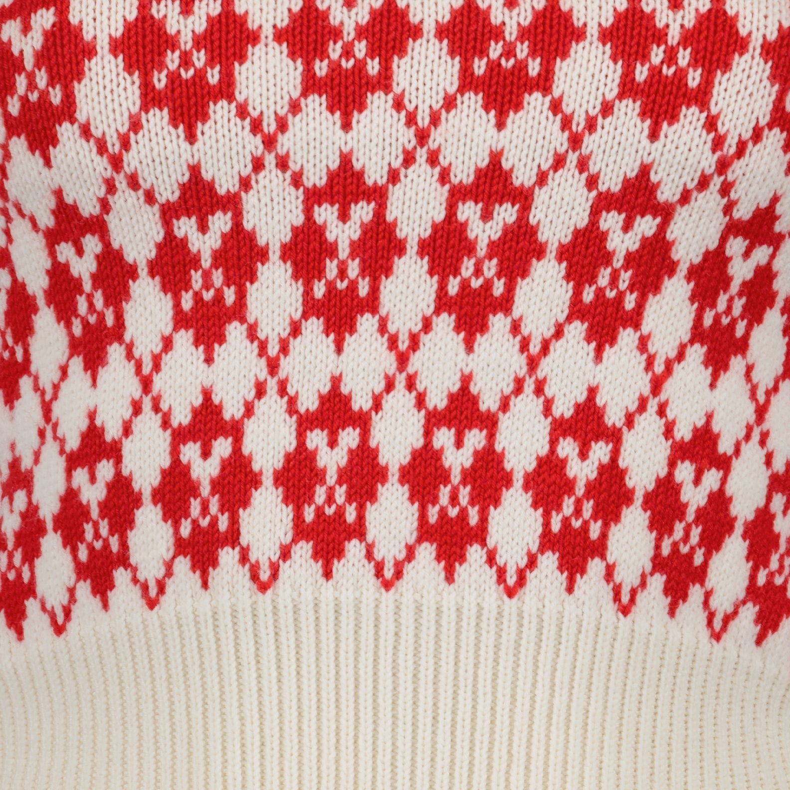 니트웨어 Pull jacquard sans manches Ami PARIS 빨간색 Femme