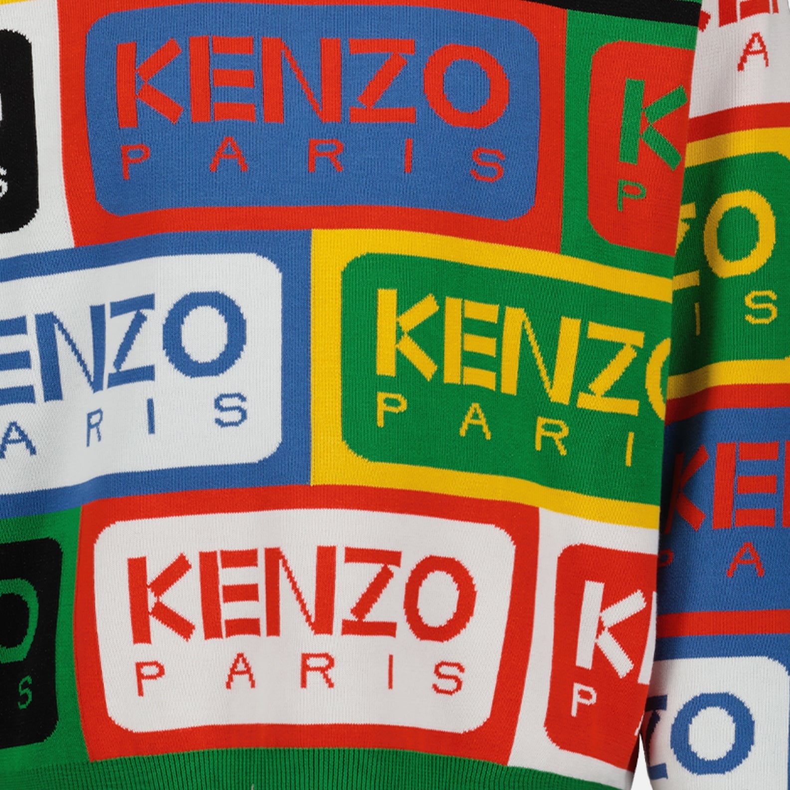 니트웨어 Pull Kenzo Labels Kenzo 여러 가지 빛깔의 Homme