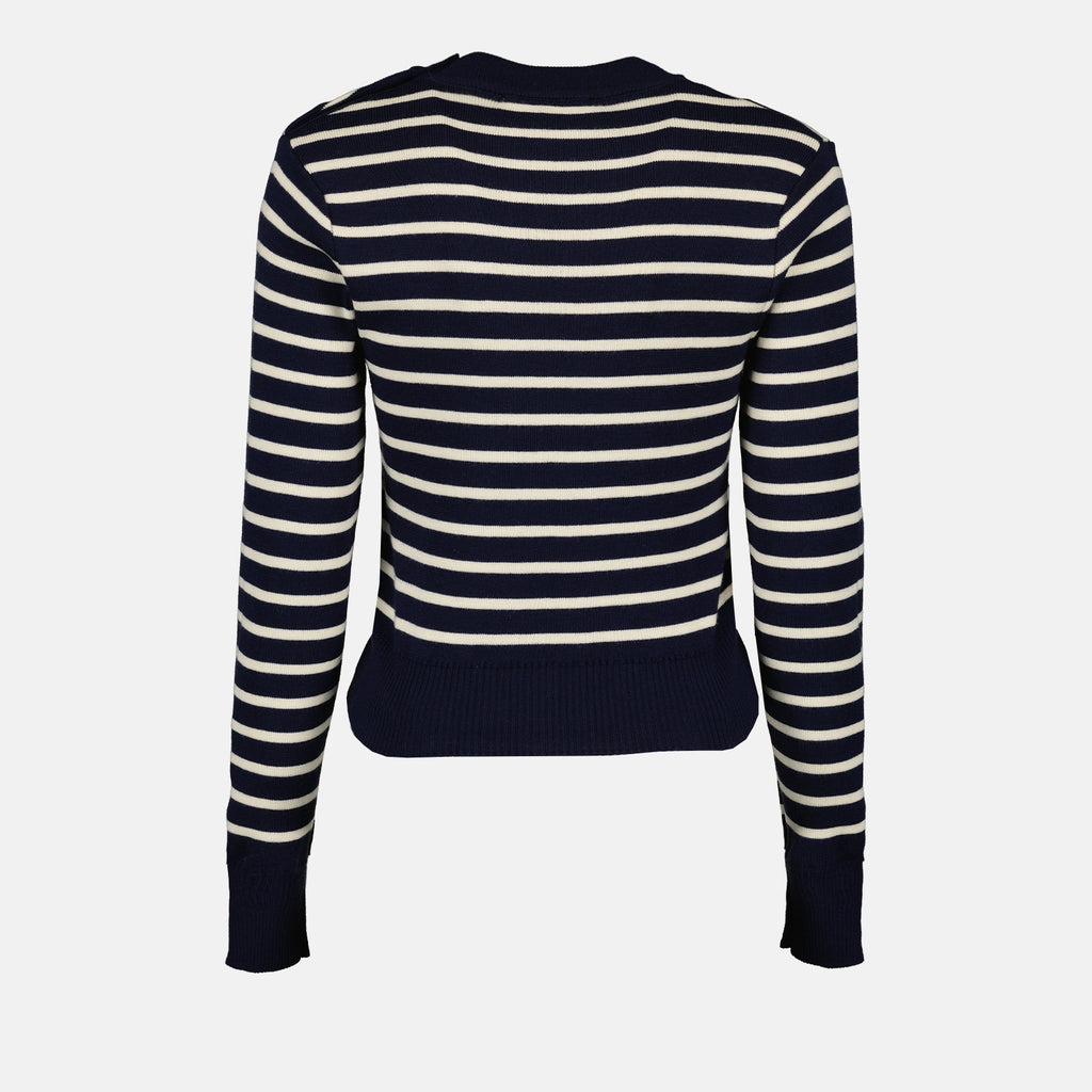 니트웨어 Pull marinière Ami PARIS 파란색 Femme