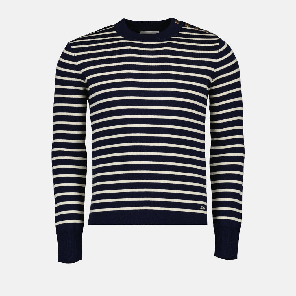 Knitwear Sailor sweater Ami PARIS Blue Man