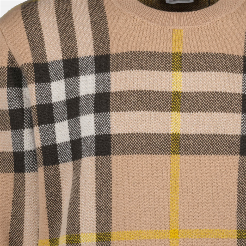 Knitwear Nixon sweater Burberry Beige Man