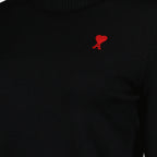 Maglieria Pull col roulé Ami PARIS Nero Femme