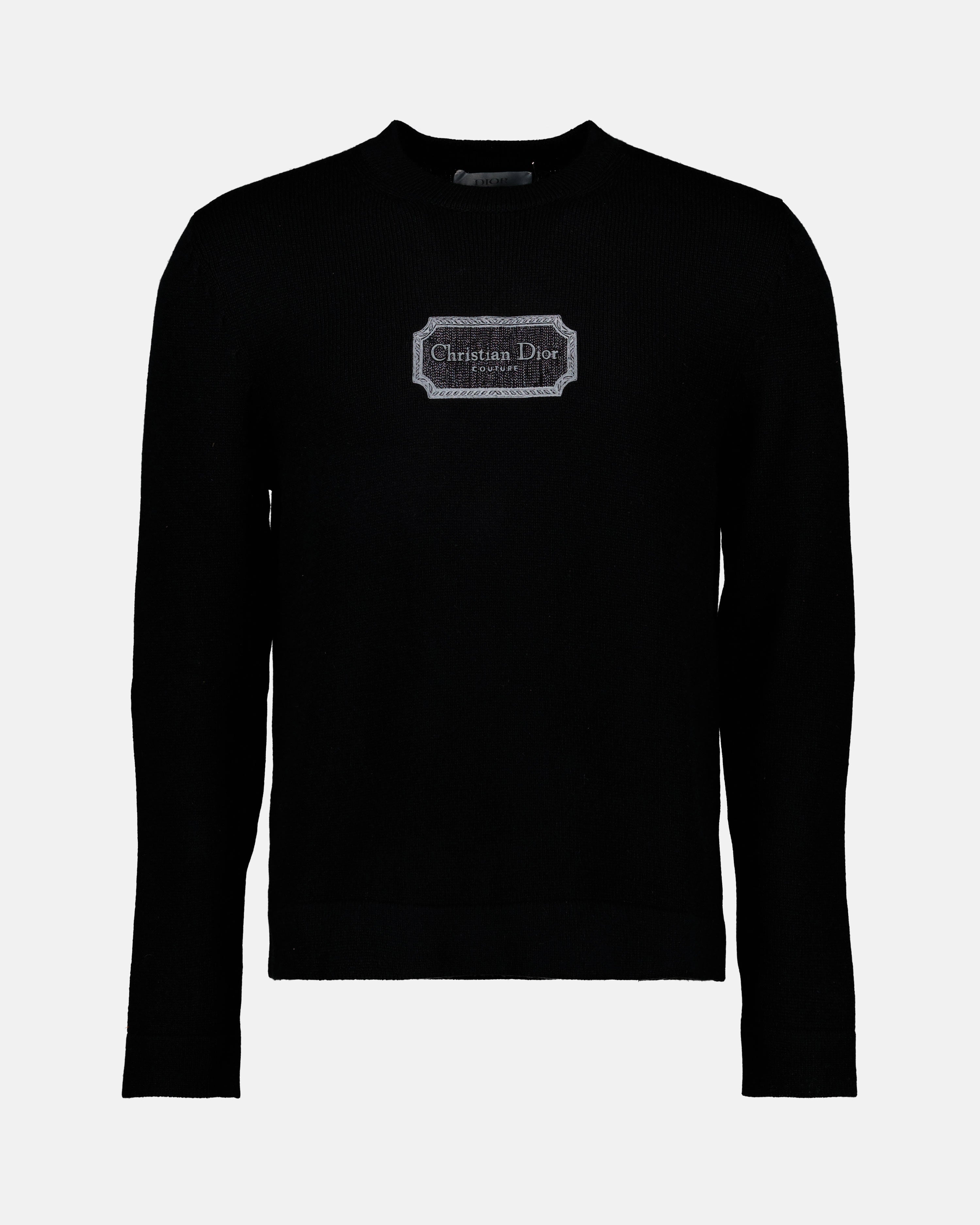 Pull à logo Couture