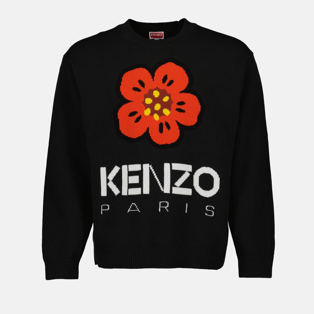 Prendas de punto Pull Boke Flower Kenzo Negro Homme