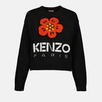 Maille Pull Boke Flower Kenzo Noir Femme