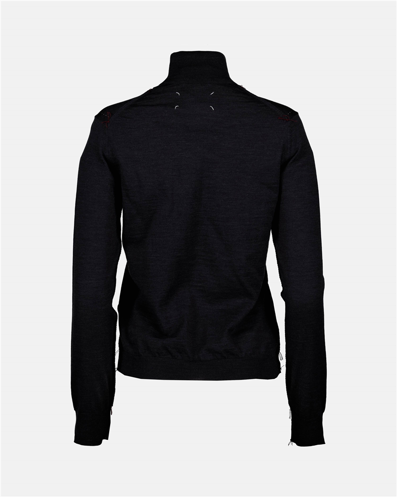 니트웨어 Pull Signature Maison Margiela 회색 Femme