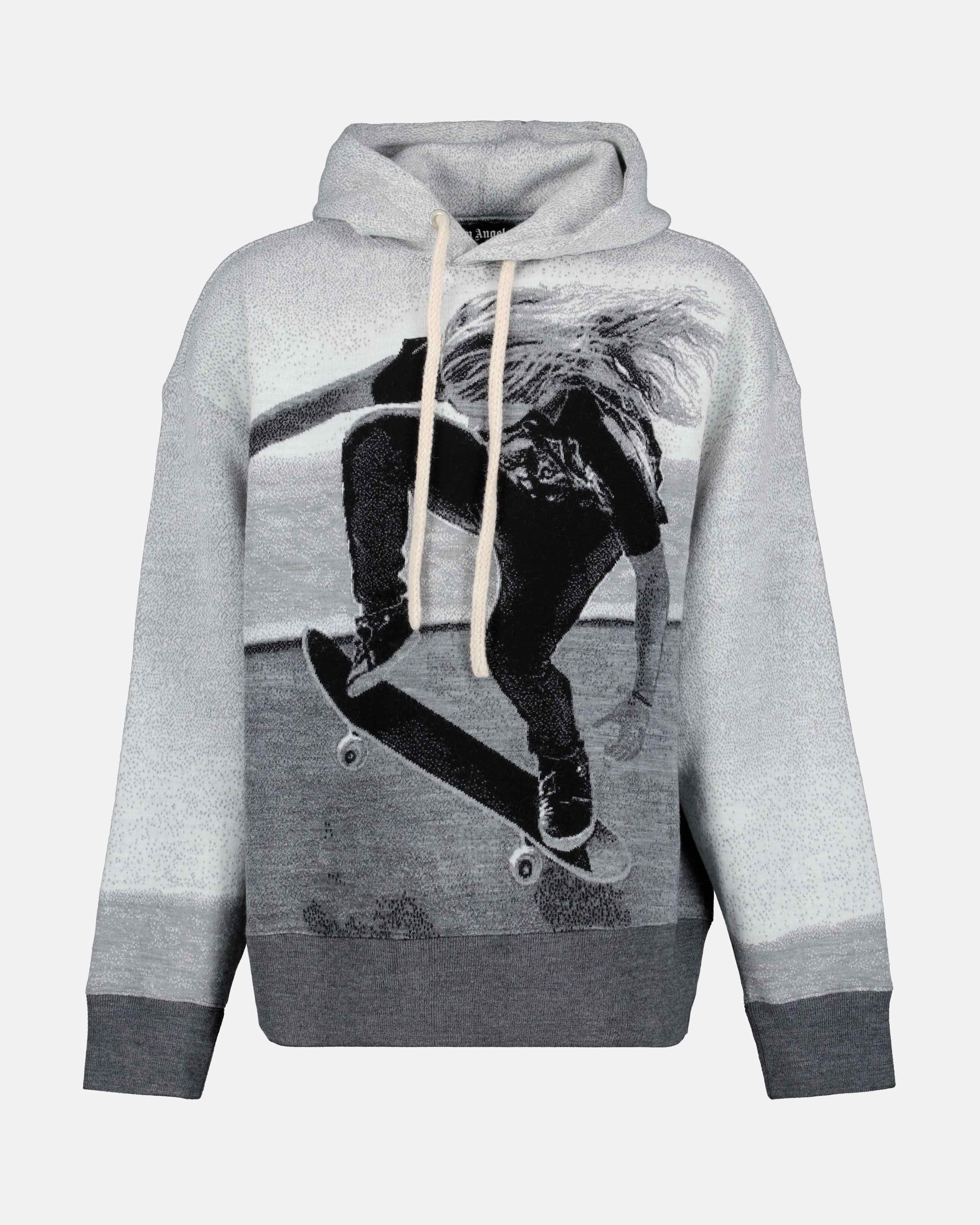 티셔츠 Pull Skater Palm Angels 회색 Homme