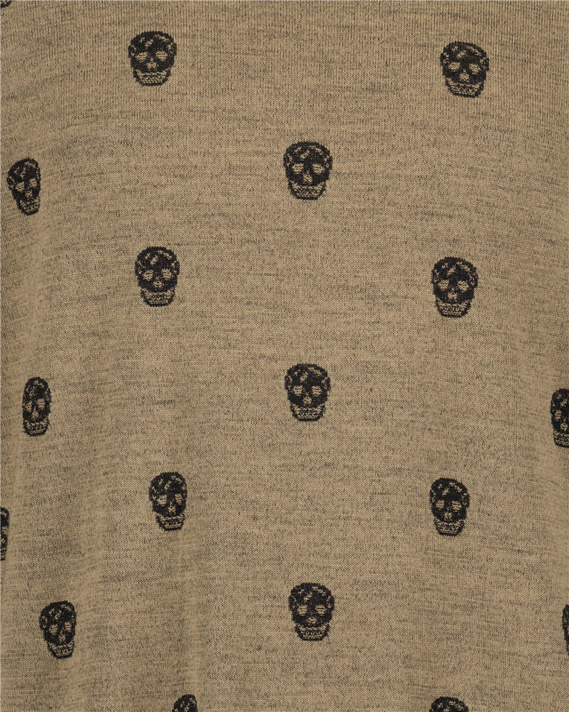 니트웨어 Pull Skull Alexander McQueen 녹색 Homme