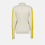 Malhas Pulôver T-Neck Moncler Bege Femme