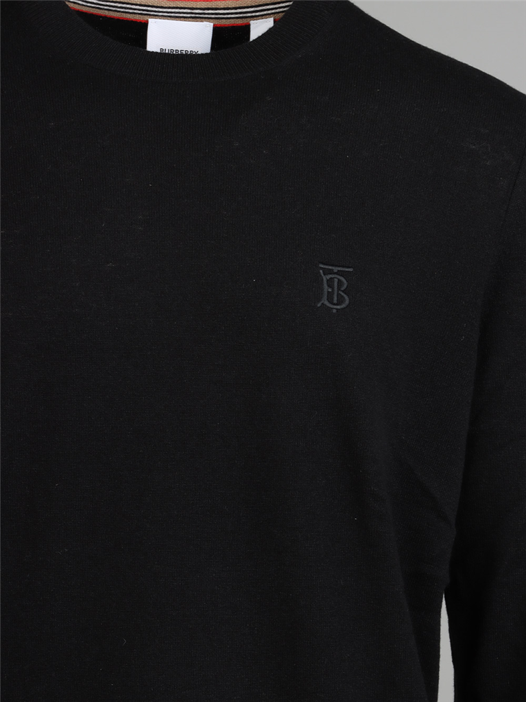 Maille Pull en cachemire Burberry Noir Homme
